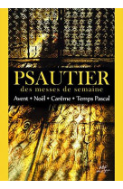 LIVRET DE PARTITIONS - PSAUTIER AVENT NOEL CAREME PAQUES - LECOT JEAN-PAUL - NC