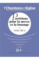 RECUEIL PARTITIONS - CHANTONS EN EGLISE 1000 CHANTS VOL 2 - COLLECTIF - NC