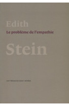 PROBLEME DE L'EMPATHIE (LE) - Edith Stein - CERF
