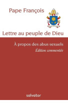 LETTRE AU PEUPLE DE DIEU. A PROPOS DES ABUS SEXUELS - PAPE FRANCOIS - SALVATOR