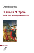 La rumeur et l'épître - Chantal Reynier - CERF