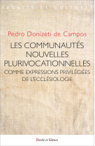 Les communautés nouvelles plurivocationnelles et ses diverses formes institutionnelles - Pedro Donizeti DE CAMPOS - PAROLE SILENCE