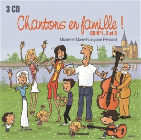 COFFRET 3 CD CHANTONS EN FAMILLE - PENHARD MICHEL ET MA - EMMANUEL