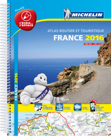 ATLAS ROUTIER FRANCE 2016 PLASTIFIE - XXX - MICHELIN