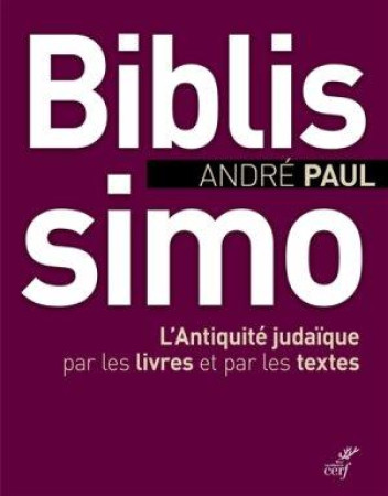 BIBLISSIMO - PAUL ANDRE - CERF