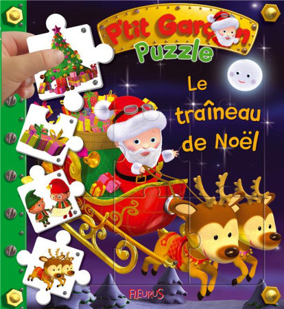 TRAINEAU DE NOEL PUZZLE - BEAUMONT EMILIE - Fleurus