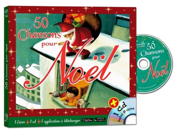 50 CHANSONS POUR NOEL / LIVRE CD -  Domaine public - FORMULETTE