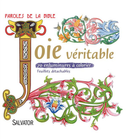 JOIE VERITABLE. 70 ENLUMINURES A COLORIER - ESTELLE CHANDELIER - Salvator