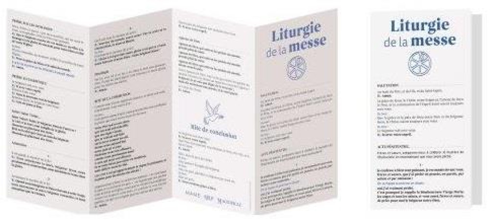 DEPLIANTS MISSEL ROMAIN ORDINAIRE DE LA MESSE (PACK DE 25EX) - XXX - DESCLEE