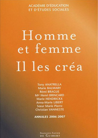 HOMME ET FEMME IL LES CREA - ANATRELLA TONY - OEIL FX DE GUIB
