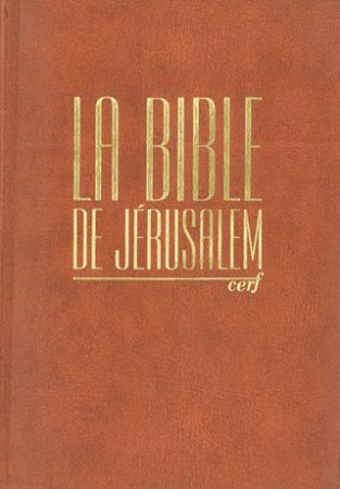 BIBLE DE JERUSALEM EDITION COMPACTE NOTES INTEGRALES FAUVE SOUPLE 15X21CM - COLLECTIF - AMIS BIBL LYON