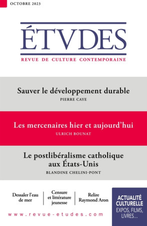 ETUDES 4308 - 10-23 - XXX - SER