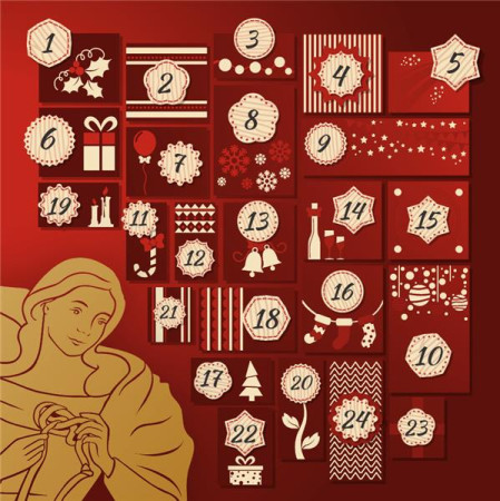 CALENDRIER DE L'AVENT MARIE QUI DEFAIT LES NOEUDS - ASSOCIATION MARIE DE - NC