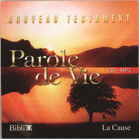 PAROLE DE VIE NOUVEAU TESTAMENT PDV CD MP3 - COLLECTIF - BIBLIQUE FRANCA