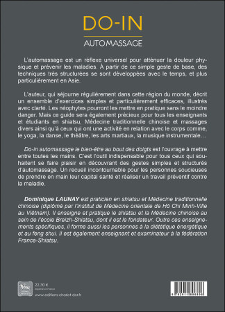DO-IN AUTO-MASSAGE : LE BIEN-ETRE AU BOUT DES DOIGTS - Dominique Launay - CHARIOT D OR