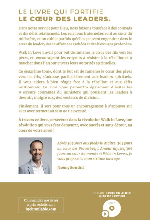 WALK IN LOVE TOME 2, POUR TOUT LEADER SPIRITUEL - Jérémy Sourdril - INEBRANLABLE