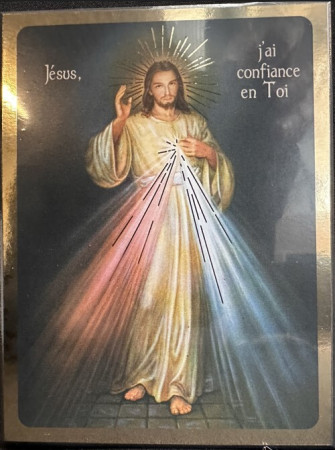 LE CHRIST MISERICORDIEUX - ICONE TRADITION 14X10.6CM -   - CLEMENCES