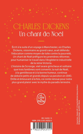 UN CHANT DE NOEL - EDITION COLLECTOR - Charles Dickens - LGF