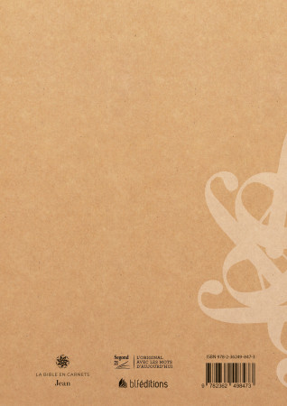 La Bible en carnets - Jean - BLF Editions, BLF Editions - BLF EUROPE