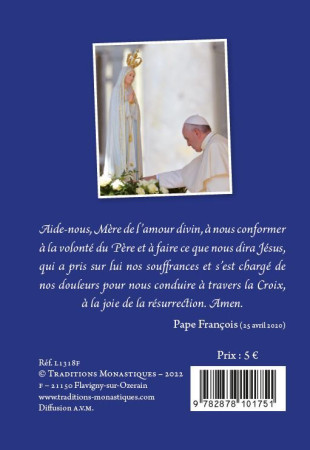 LE ROSAIRE AVEC LE PAPE FRANCOIS - COLLECTIF - TRA MONASTIQUES