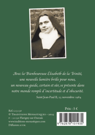 Le Rosaire - Textes de Sainte Élisabeth de la Trinité -  CHAMBARAND - TRA MONASTIQUES